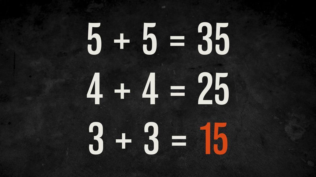 Mathe-Rätsel: Findest du die gesuchte Zahl?