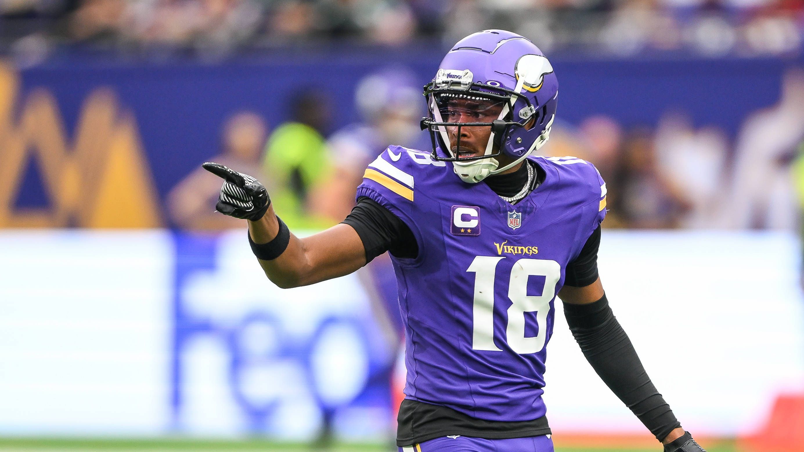 <strong>Minnesota Vikings (2020)</strong><br>Spieler: Justin Jefferson (WR)<br>Jahr des Drafts: 2020<br>Jahr des ersten Awards: 2022<br>Award: Offensive Player of the Year