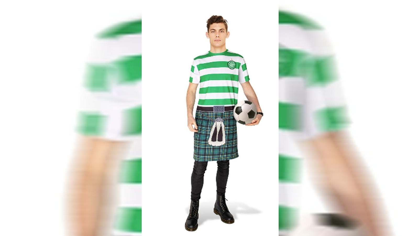 
                <strong>Celtic Glasgow</strong><br>
                Celtic Glasgow hat ein neues Outfit für die kommende Saison 2019/20 präsentiert! Neben dem "normalen" Trikot hat sich der schottische Meister eine Besonderheit einfallen lassen. Im Online-Store der Schotten gibt es ab jetzt einen traditionellen Kilt zu kaufen - für nur rund 28 Euro können sich die Celtic-Anhänger mit dem knielangen Rock neu einkleiden.
              