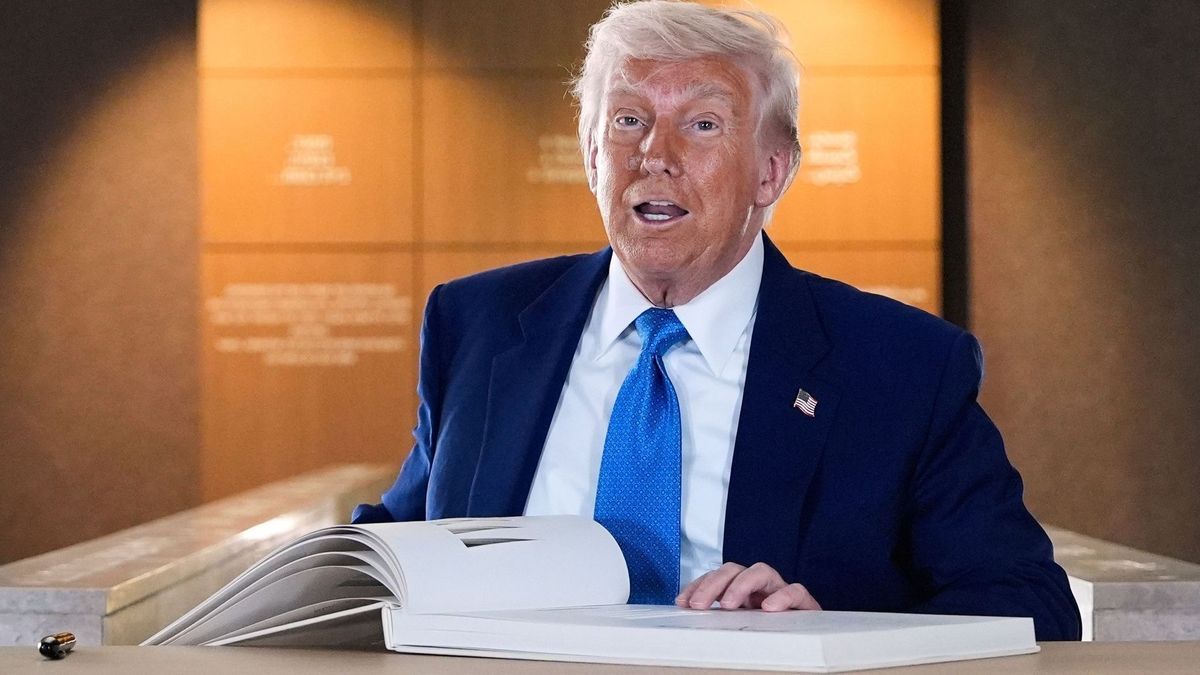 US-Präsident Trump im Nahen Osten - Abu Dhabi