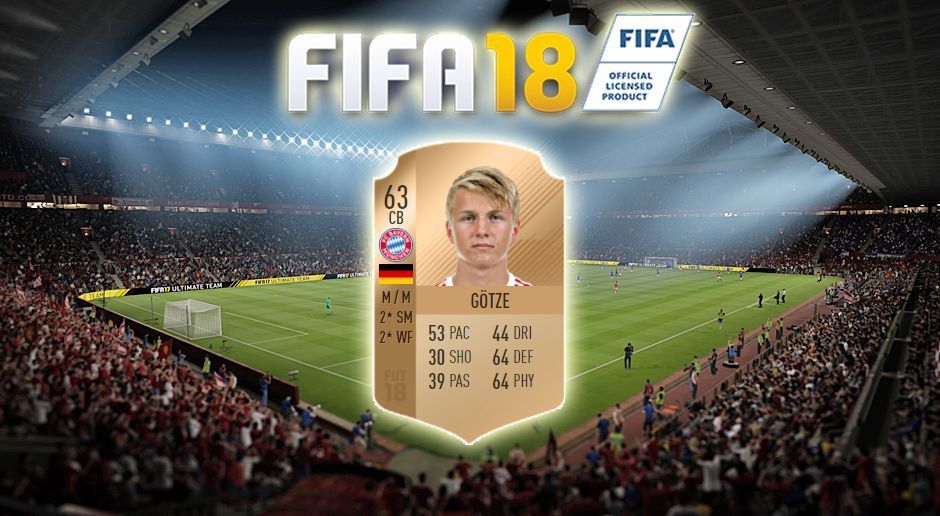 
                <strong>FIFA 18: Felix Götze</strong><br>
                Gesamt-Stärke: 63
              