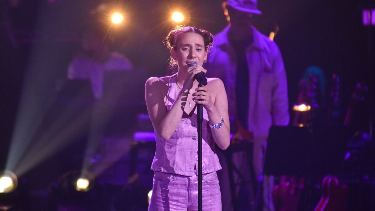 Malou bei den Teamfights von "The Voice of Germany" 2023