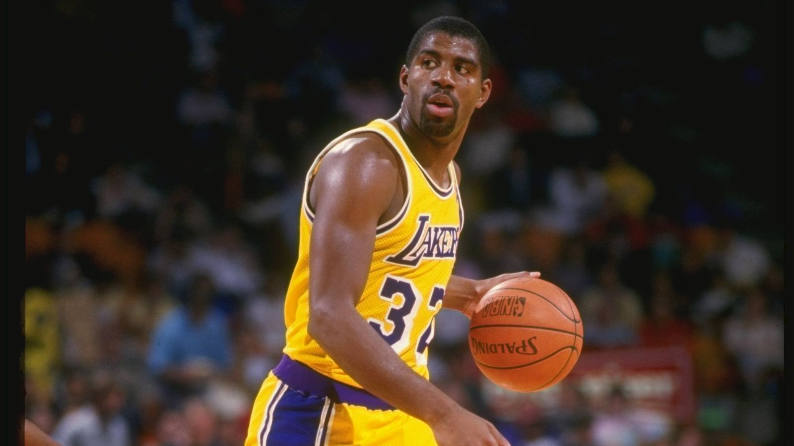 <strong>Platz 6 (geteilt): Magic Johnson</strong><br>MVPs: 3<br>Jahre und Team: 1987, 1989, 1990 (Los Angeles Lakers)