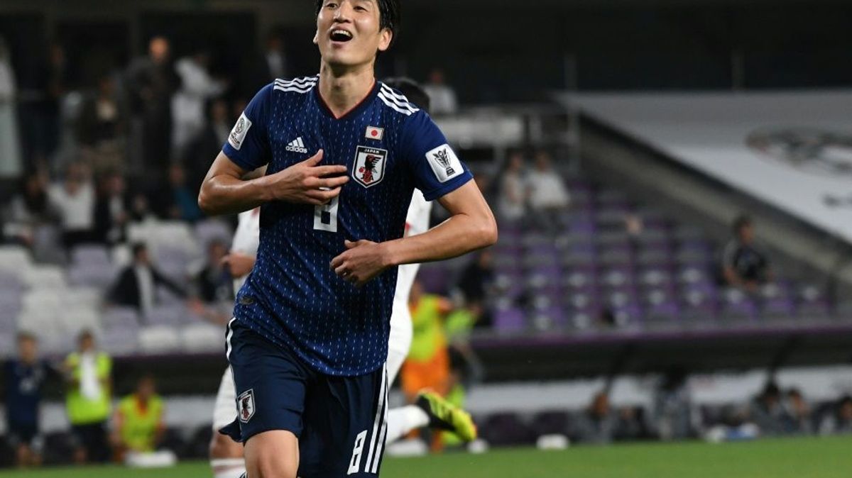 Genki Haraguchi steht mit Japan im Finale des Asien-Cups