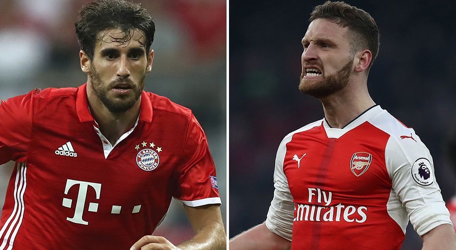 
                <strong>Rechter Innenverteidiger: Javi Martinez vs. Shkodran Mustafi</strong><br>
                Das nächste deutsch-spanische Duell - nur diesmal andersherum: Bayerns teuerster Zugang brilliert derzeit mit seinem überragenden Zweikampfverhalten und Spielverständnis. Mustafi hat sich beim FC Arsenal ebenfalls schnell als absolute Verstärkung erwiesen, jedoch auf einem anderen Niveau als Martinez in München - damit steht es 3:0.
              