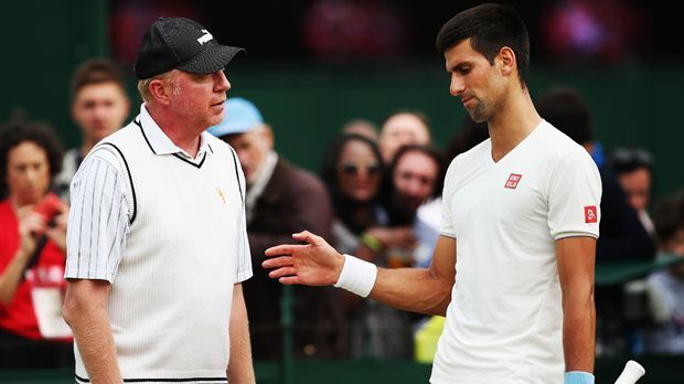 
                <strong>Becker als Coach</strong><br>
                30 Jahre später ist Boris Becker immer noch auf der Anlage in Wimbledon zu finden - allerdings nicht mehr als Spieler. Der heute 47-Jährige trainiert seit Ende 2013 den Weltranglisten-Ersten Novak Djokovic. Der Serbe ist der aktuelle Titelverteidiger. Kann Beckers Schützling 30 Jahre nach seinem Trainer den Titel gewinnen?
              