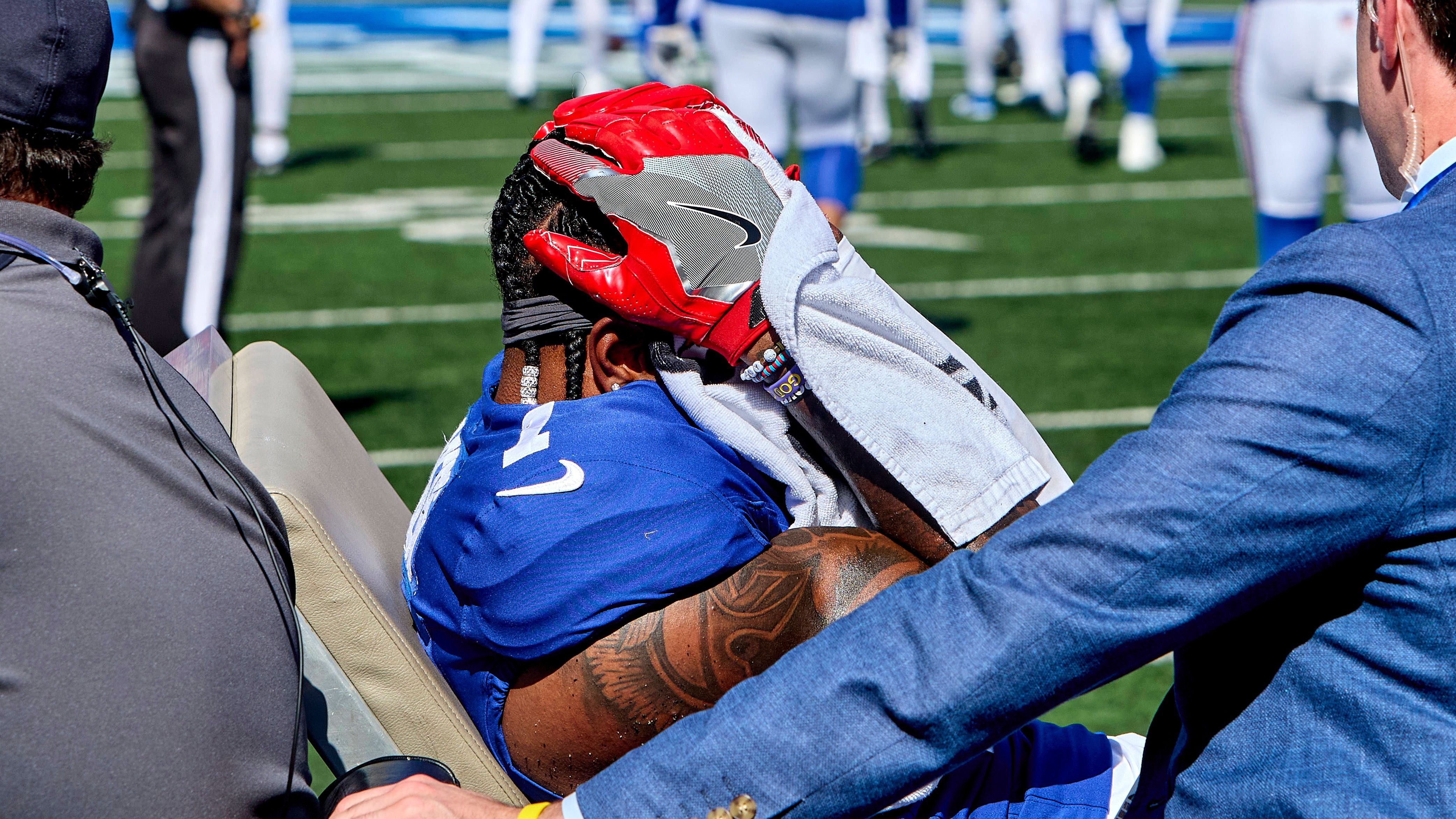<strong>Malik Nabers (WR, New York Giants)</strong><br>Kreuzbandriss<br>2025 im Spiel gegen die Los Angeles Chargers