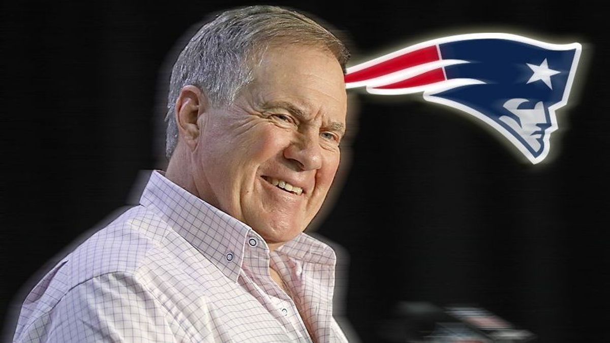 Bill Belichick Patriots lacht