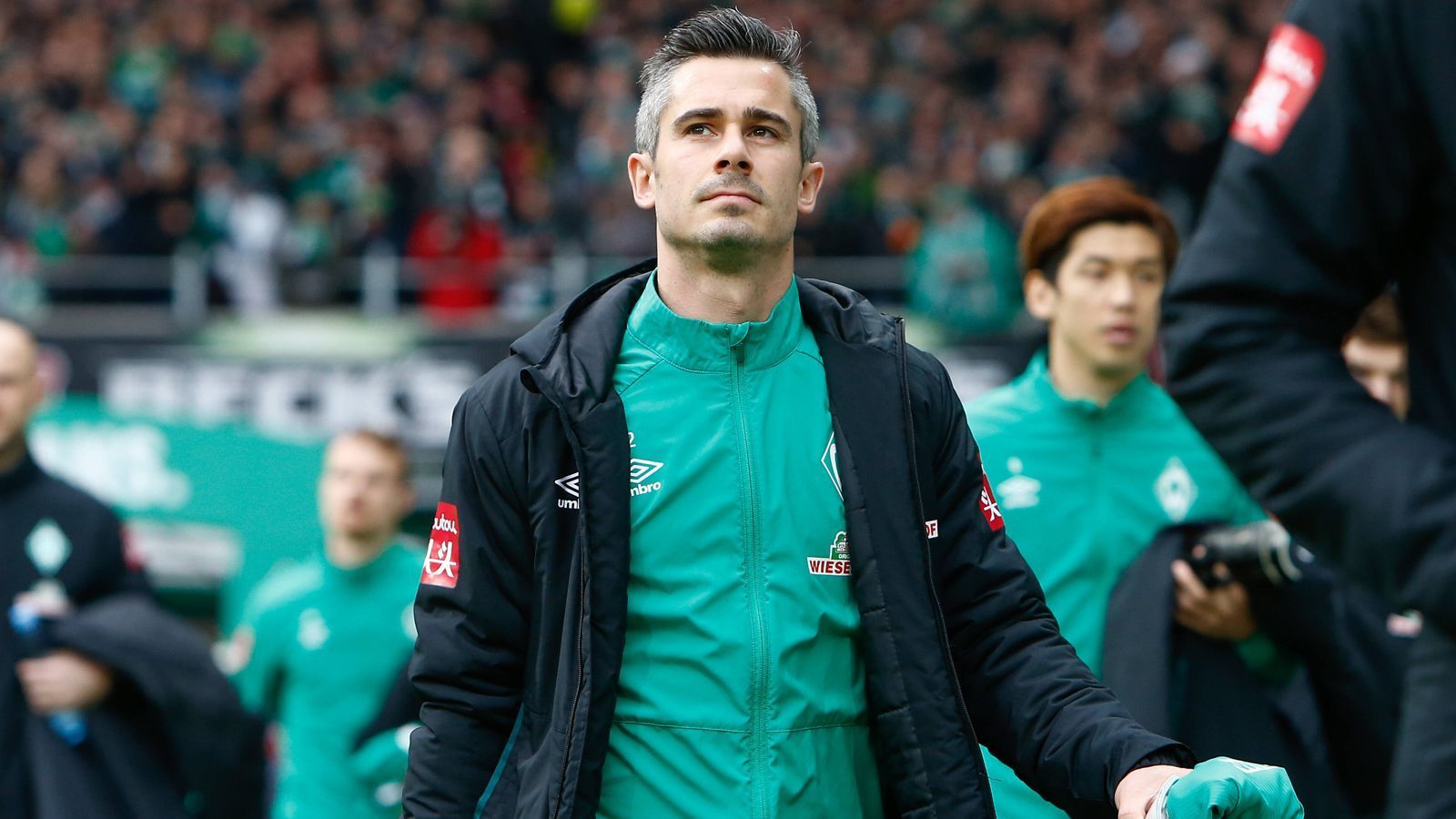 
                <strong>Fin Bartels (SV Werder Bremen)</strong><br>
                Kommt kurz vor Schluss für Osako. Ohne Note.
              