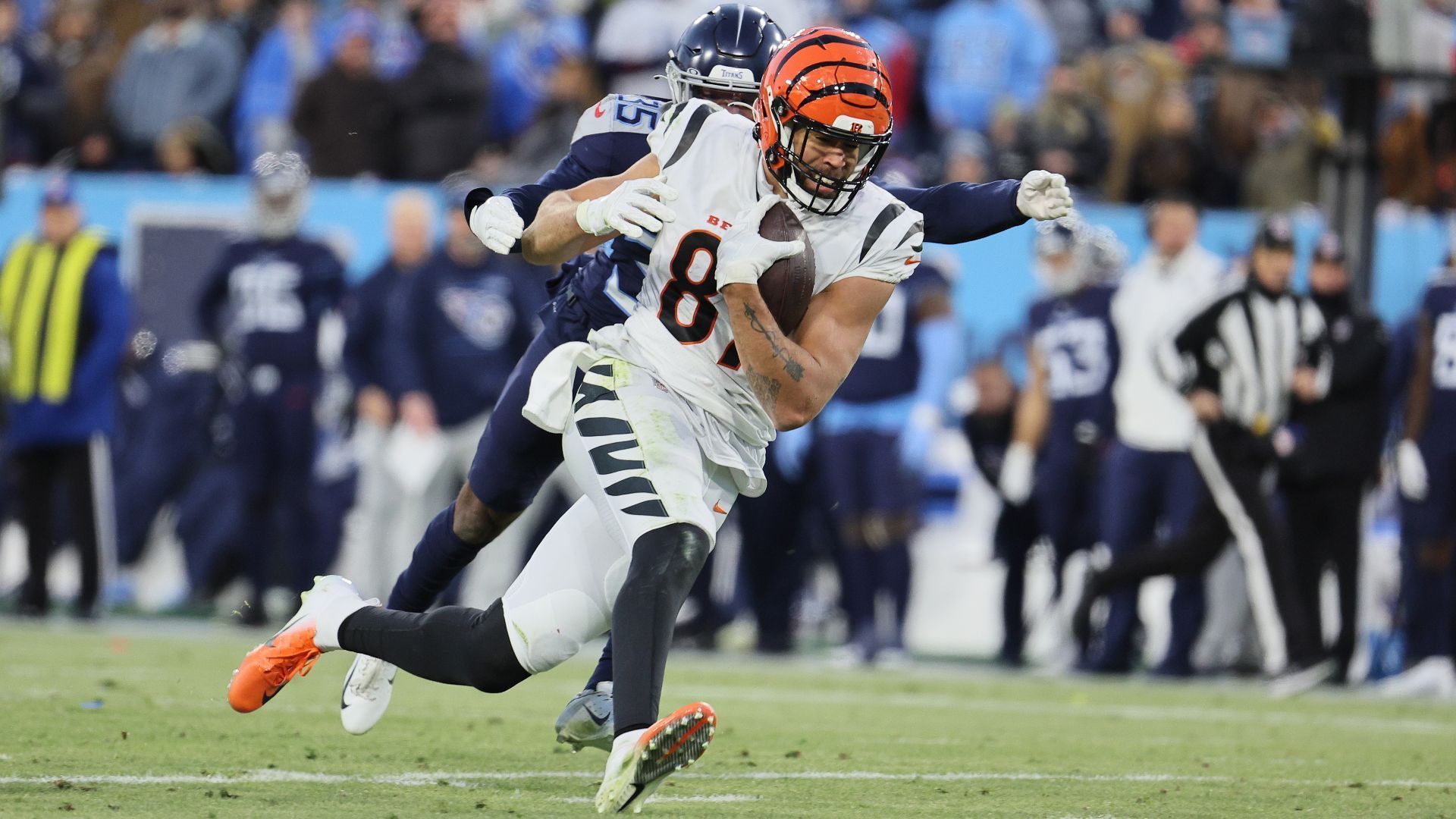 
                <strong>C. J. Uzomah (Cincinnati Bengals) </strong><br>
                Wettquote auf den Super-Bowl-MVP: +10000 -Position: Tight End 
              