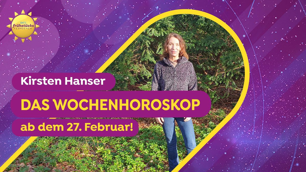 Das Wochenhoroskop ab dem 27.Februar!