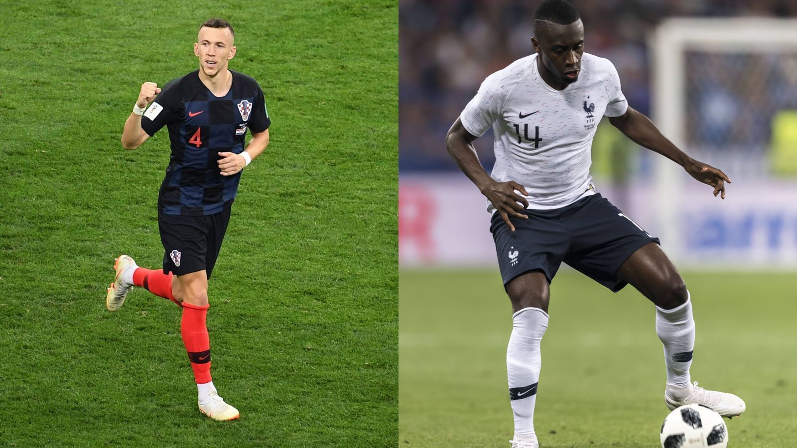 
                <strong>Ivan Perisic vs. Blaise Matuidi </strong><br>
                Bei Borussia Dortmund tat sich Ivan Perisic noch etwas schwer. Beim VfL Wolfsburg wurde er dann zum Top-Spieler und wechselte zu Inter Mailand. Nun könnte er zum Weltstar werden. Und das nicht nur, weil Perisic im Halbfinale den zwischenzeitlichen Ausgleich erzielte. Der 29-Jährige ist ein echter Tempo-Fußballer mit schnellem Zug zum Tor. Blaise Matuidi agiert etwas zurückgezogener und ist somit weniger auffällig. Also: Punkt für Kroatien. 6:4 Frankreich
              