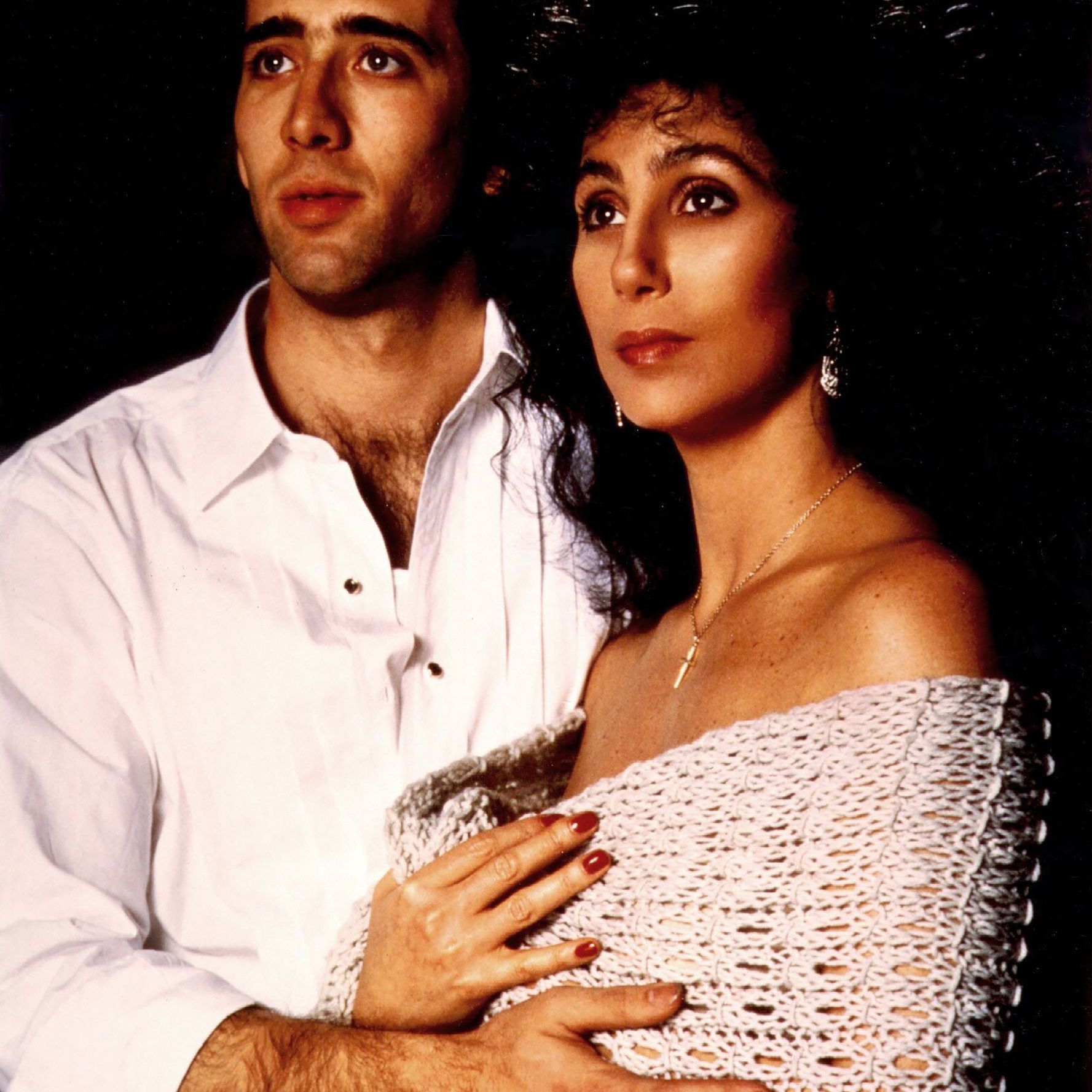 "Mondsüchtig" mit Nicolas Cage (links) und Cher (rechts)