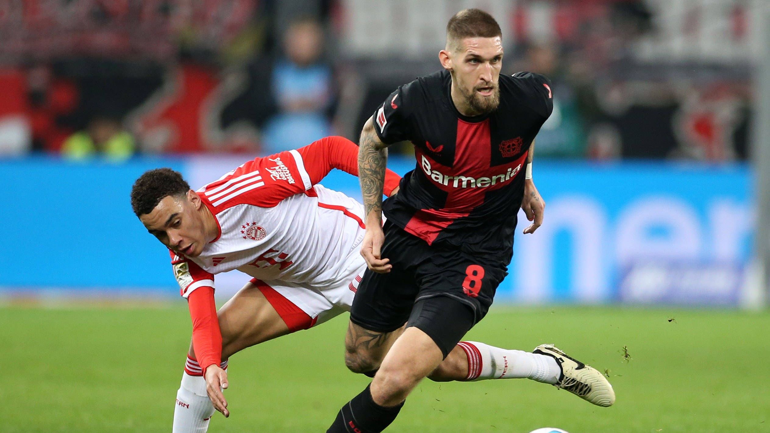 <strong>Robert Andrich (Bayer Leverkusen)</strong><br>Steht seinem Nebenmann in nichts nach. Körperlich häufig an der Grenze, aber mit wichtigen Aktionen. Bedient Stanisic mit seiner flachen Hereingabe zum 1:0 in der 18. Minute. <strong><em>ran</em></strong><strong>-Note: 2</strong>