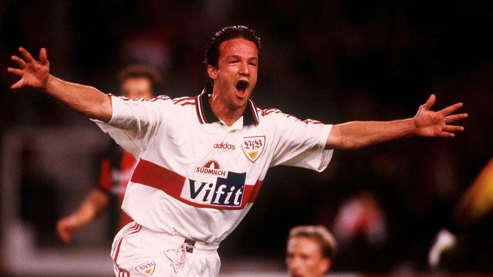 
                <strong>Saison 1995/96</strong><br>
                Torschützenkönig: Fredi Bobic (VfB Stuttgart) - 17 Tore
              
