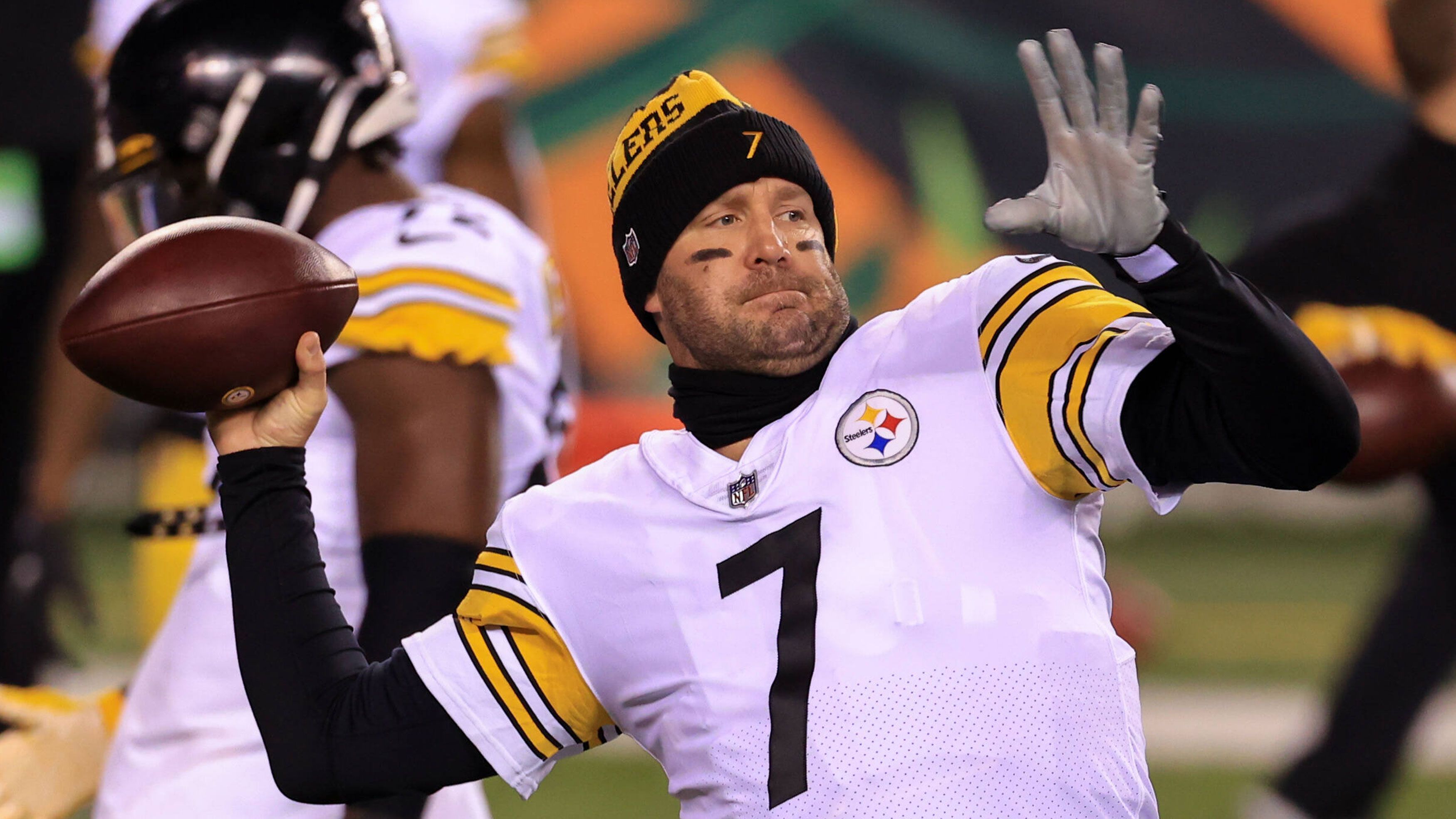 <strong>Pittsburgh Steelers - 9. November 2018</strong><br>Ben Roethlisberger beim 52:21-Sieg gegen die Carolina Panthers, 5 Touchdowns