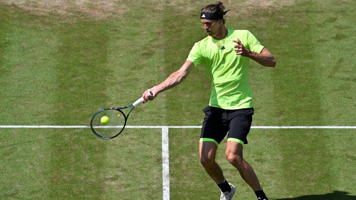 Beginn der Rasensaison für Alexander Zverev in Stuttgart