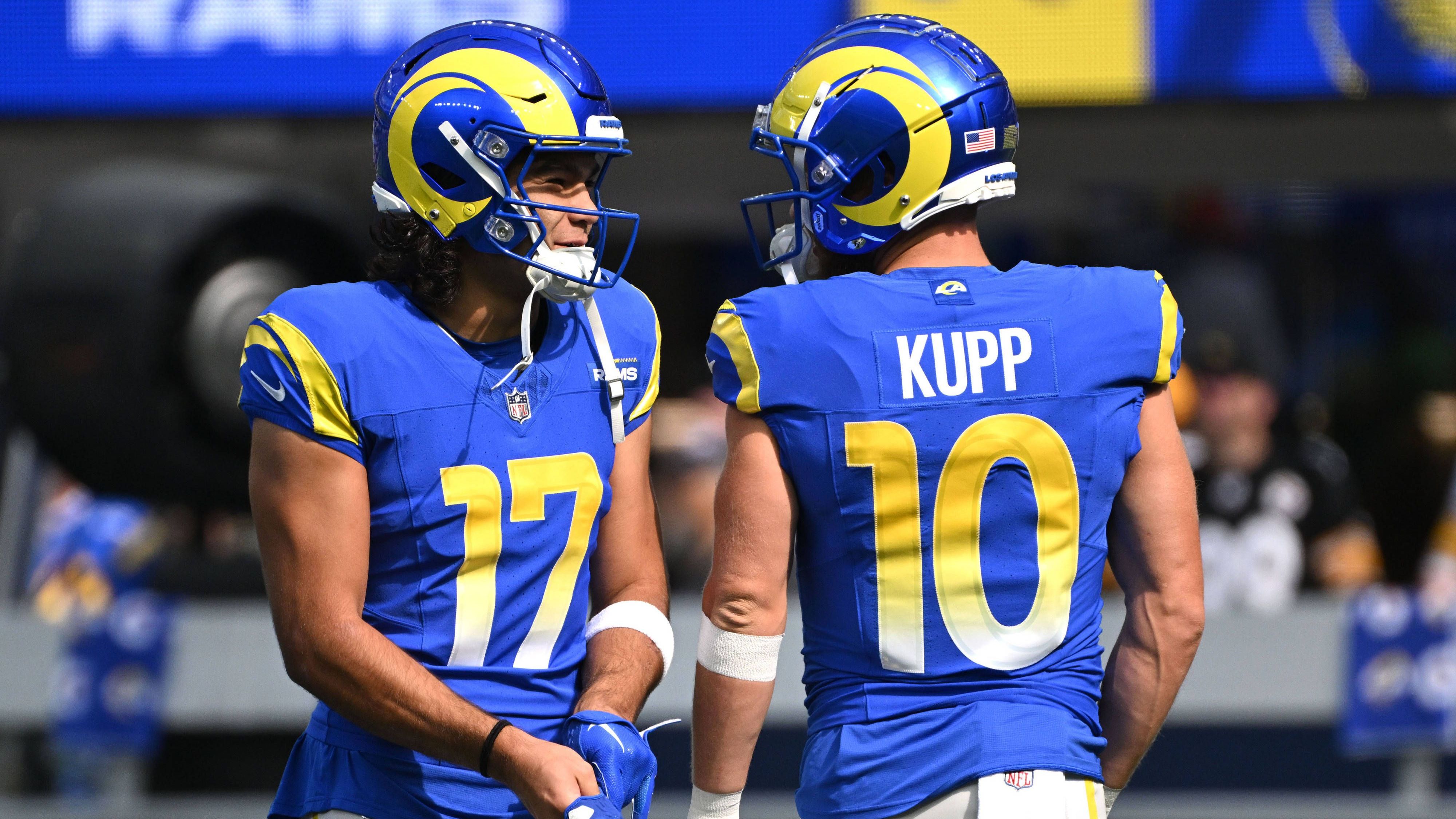 <strong>Platz 31 (geteilt): Los Angeles Rams</strong><br>Receiver: Cooper Kupp, Puka Nacua und Demarcus Robinson<br>Durchschnittliche 40-Yard-Dash-Zeit: 4,59 Sekunden