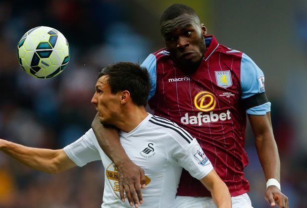 
                <strong>Christian Benteke (Aston Villa)</strong><br>
                Silber sichert sich Christian Benteke von Aston Villa. Der Stürmer aus Belgien bestreitet pro Begegnung 6,4 Zweikämpfe mit dem Kopf erfolgreich.
              