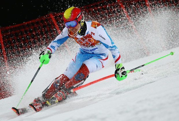 
                <strong>Ski Alpin, Slalom, Herren: Silber - Marcel Hirscher - Österreich</strong><br>
                Der österreichische Topfavorit Marcel Hirschner scheitert an seinem Landsmann. Für ihn reicht es nur für die Silber-Medaille.
              