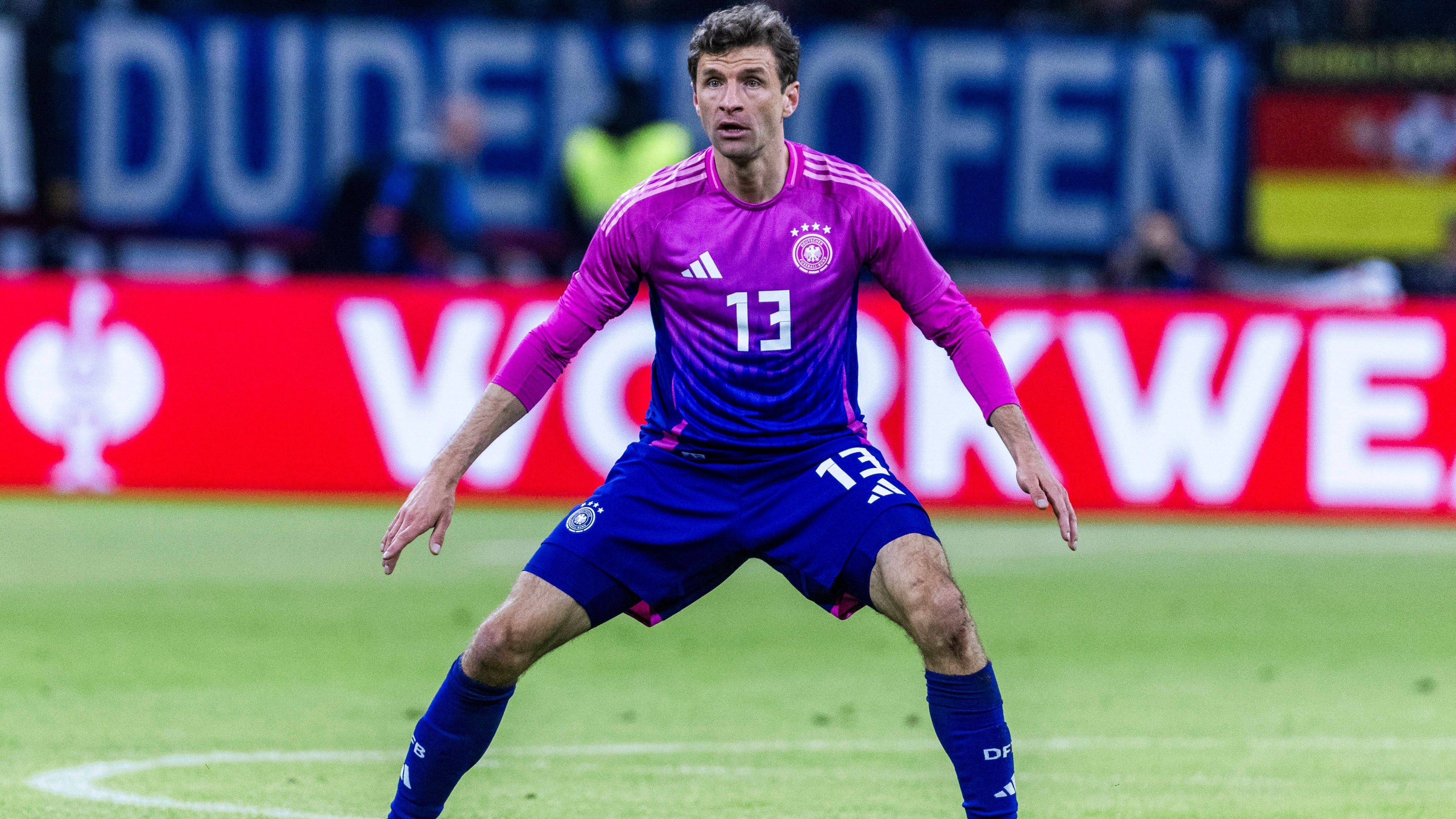 <strong>Thomas Müller</strong><br>Position: Mittelfeld<br>Verein: FC Bayern München<br>Länderspiele: 129