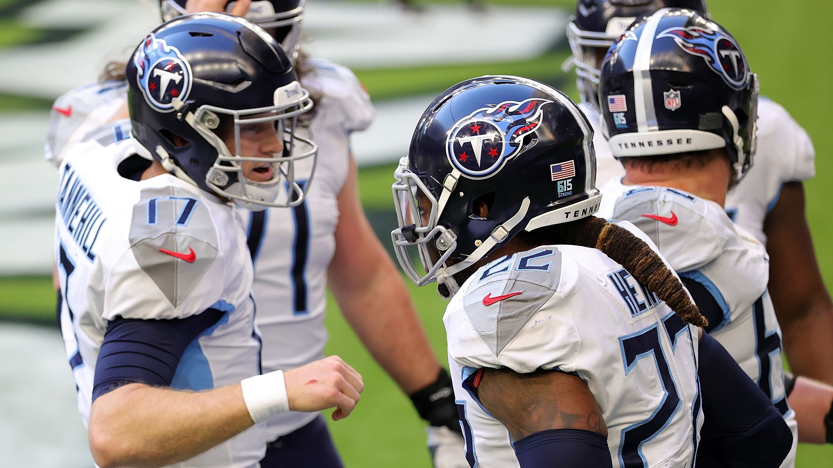 
                <strong>Tennessee Titans</strong><br>
                Captains: Defensive Tackle Jeffery Simmons, Quarterback Ryan Tannehill, Running Back Derrick Henry, Safety Kevin Byard, Punter Brett Kern
              