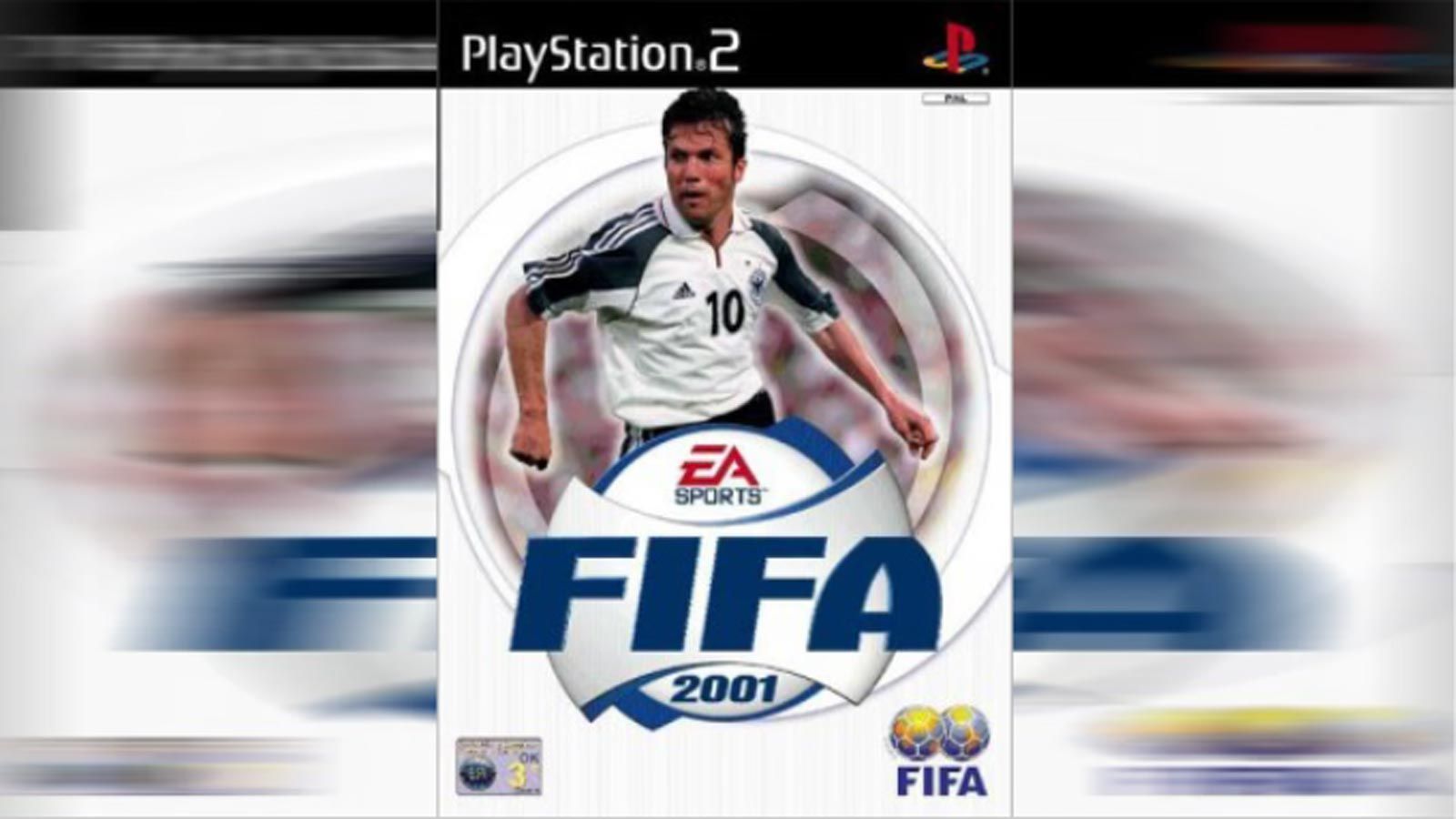 
                <strong>FIFA 2001</strong><br>
                FIFA 2001 - Cover-Spieler: Lothar Matthäus.
              