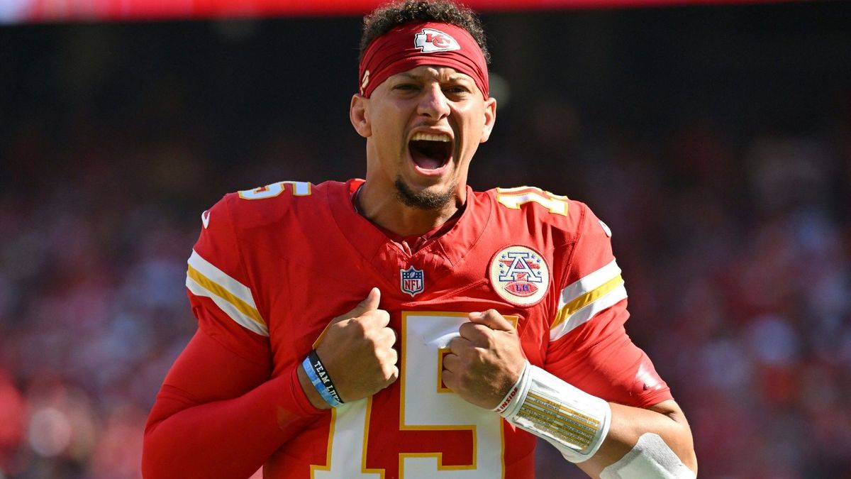 Quarterback Patrick Mahomes von den Kansas City Chiefs