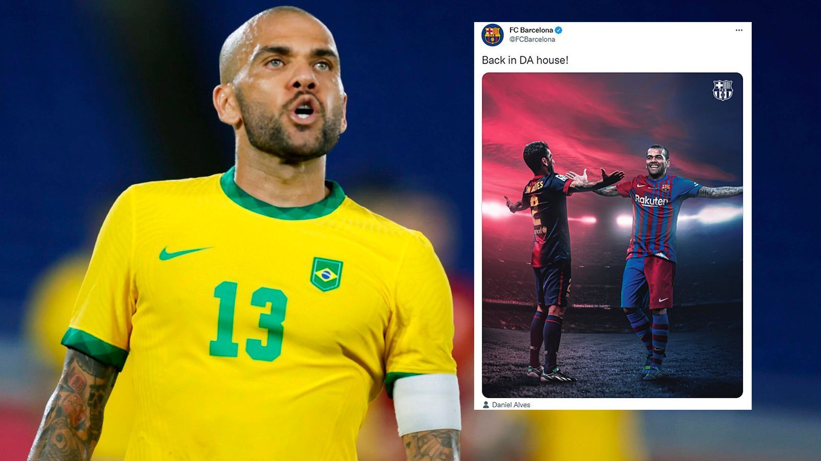 
                <strong>Dani Alves (FC Barcelona)</strong><br>
                Der FC Barcelona hat die Rückkehr von Dani Alves bekanntgegeben. Der 38-Jährige unterschreibt bei den Katalanen einen Vertrag bis zum Ende der Saison 2021/22. Spielberichtigt ist der zuletzt vereinslose Rechtsverteidiger dann mit Beginn des Jahres 2022. Zwischen 2008 und 2016 bestritt der Brasilianer 391 Pflichtspiele für den FC Barcelona und gewann mit dem Klub unter anderem drei Mal die Champions League sowie sechs Mal die spanische Meisterschaft. Zuletzt kickte der 119-malige Nationalspieler in seiner Heimat für den FC Sao Paulo, wo er im September 2021 wegen ausstehender Gehaltszahlungen seinen Kontrakt auflöste. 
              