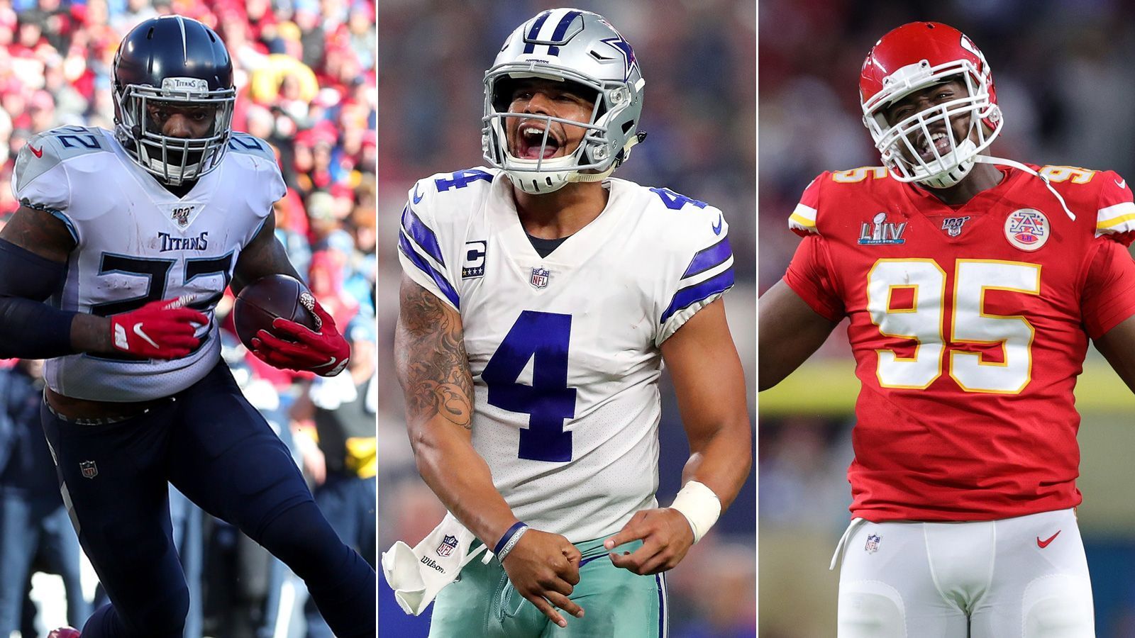 
                <strong>So sieht die Zukunft für die Franchise-Tag-Stars aus</strong><br>
                Bis zum 15. Juli hatten die NFL-Teams Zeit, ihre Spieler, die mit einem Franchise Tag belegt waren, langfristig zu binden. Während Derrick Henry und Chris Jones langfristige Deals abstaubten, sieht die Zukunft einiger NFL-Stars ungewiss aus. ran.de gibt einen Überblick über die Situationen der 14 Spieler, die betroffen sind und eine mögliche Aussicht für die Zukunft. 
              