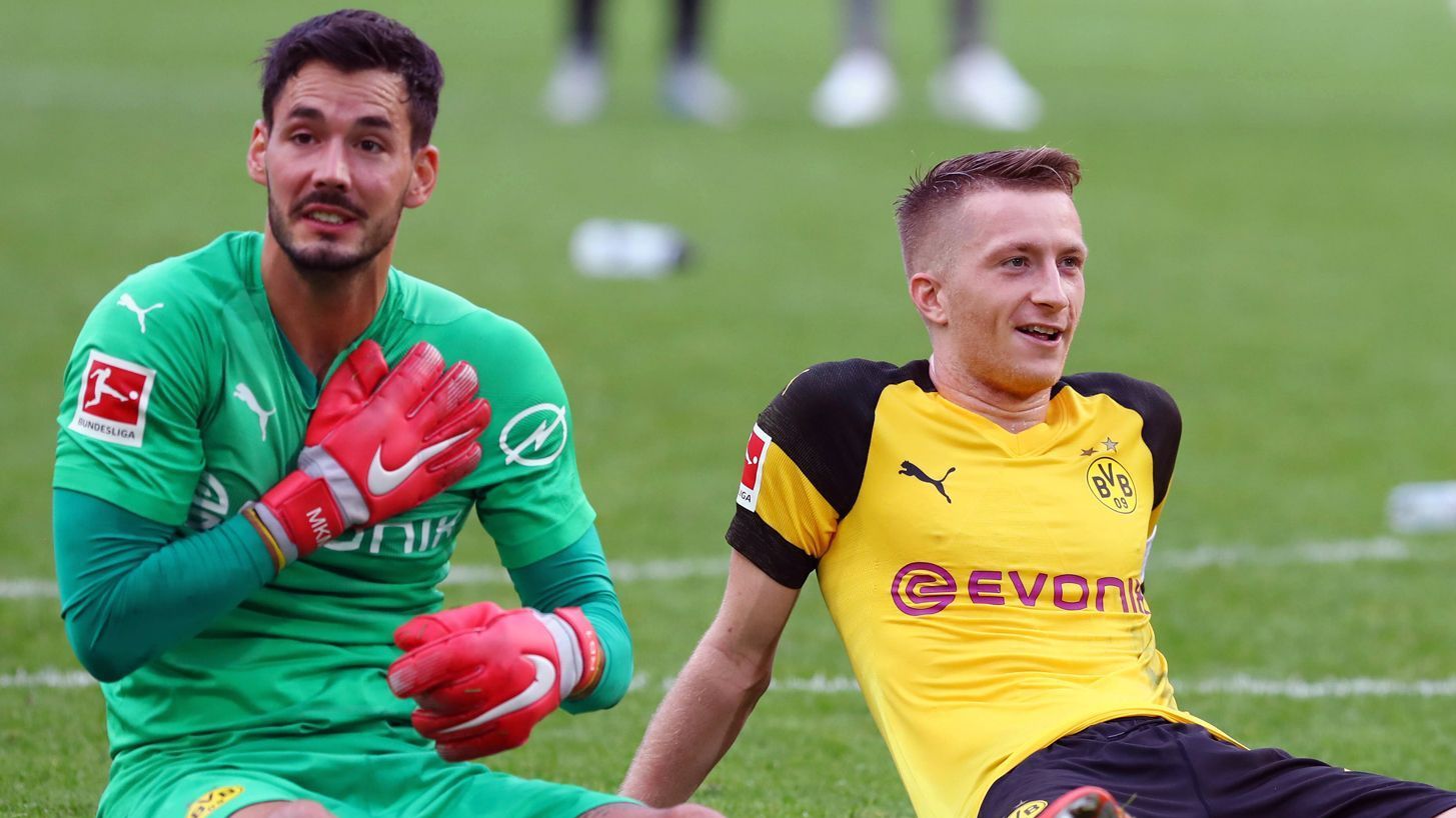 <strong>Lockt Bürki Kumpel Reus nach St. Louis?</strong><br>In der MLS könnte Reus aber auch auf Ex-Teamkollege Roman Bürki treffen. Der Schweizer vom St. Louis SC erklärte zuletzt gegenüber "Blue Sport": "Ich muss ehrlich sagen: Ich probiere alles. Ich schicke ihm immer wieder Nachrichten, wir sind immer in Kontakt." Und tatsächlich soll St. Louis bereits erste Sondierungsgespräche mit der Reus-Seite aufgenommen haben, berichtet "The Athletic".