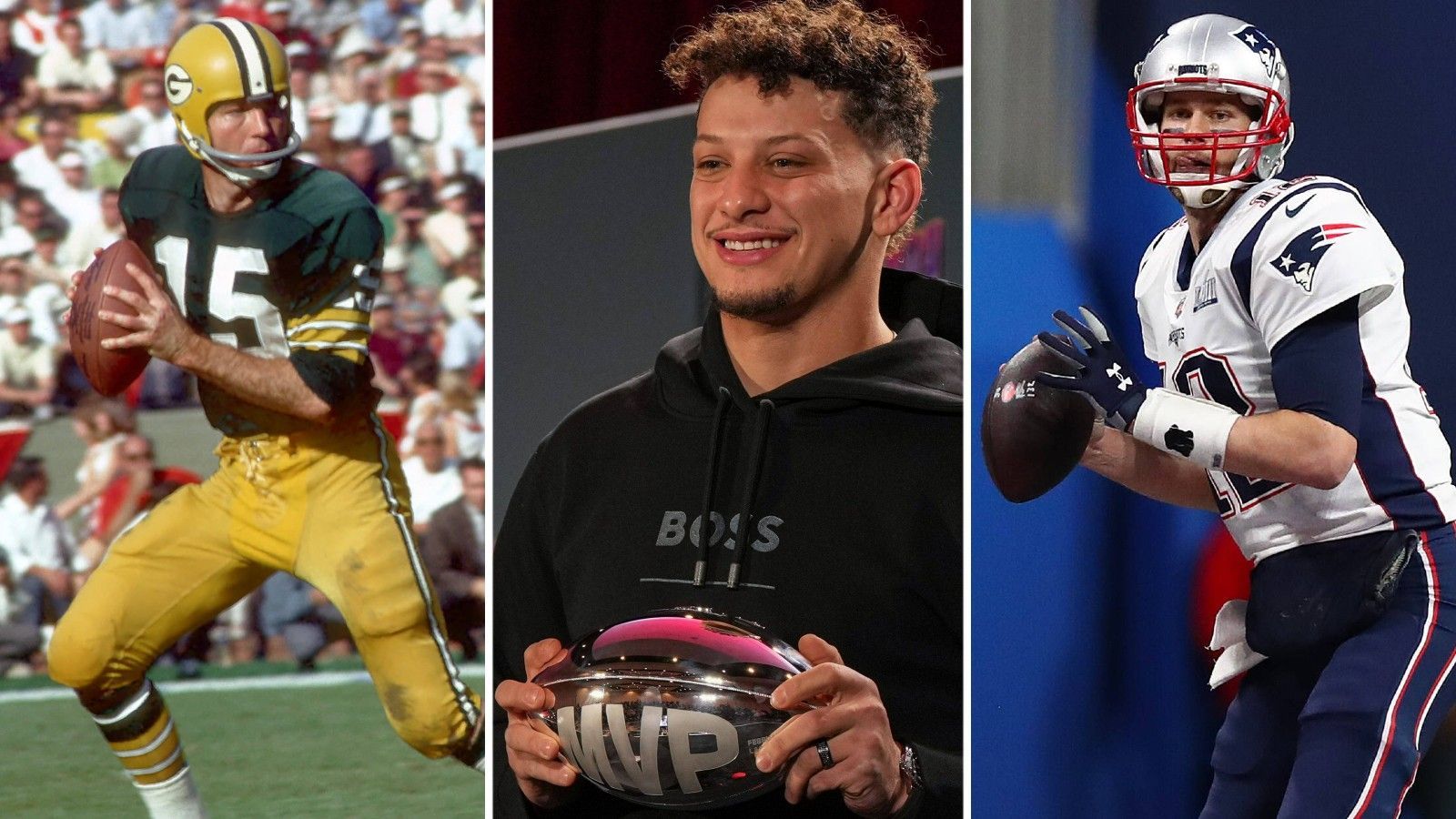 <strong>Diese Spieler wurden Super-Bowl-MVP</strong><br>Patrick Mahomes durfte sich nach dem Super-Bowl-Sieg gegen die 49ers über die MVP-Auszeichnung freuen. Welchen Spielern wurde diese Ehre vor dem Chiefs-Quarterback zuteil? <strong><em>ran</em></strong> zeigt die Historie der Most Valuable Player im NFL-Endspiel. Obacht: Die Spieler mit mehr als einer MVP-Auszeichnung werden später aufgelistet.