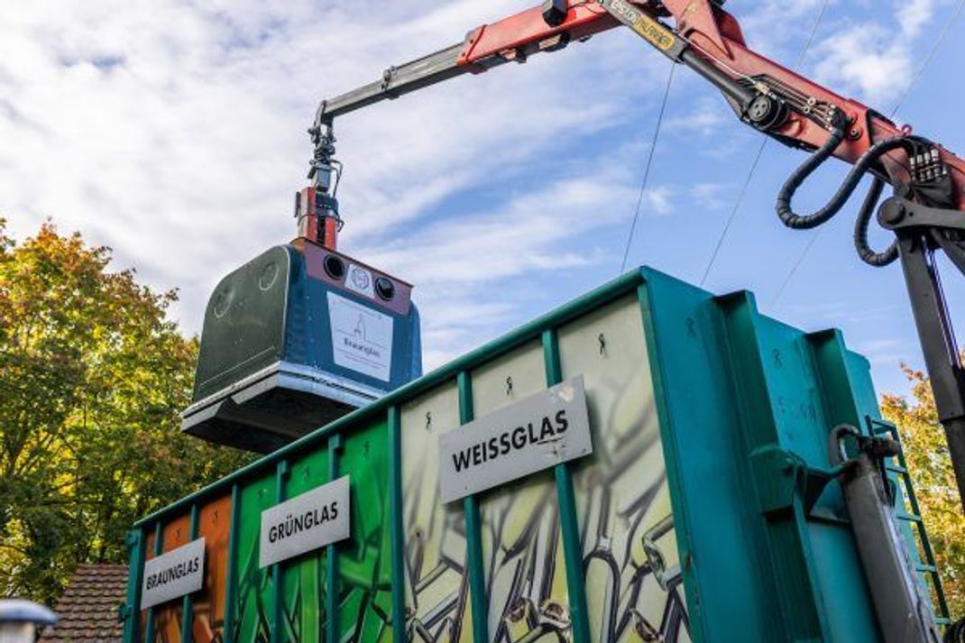 Je nach Stadtteil werden die Container einmal wöchentlich geleert.                                              ©picture alliance/dpa | Philipp von Ditfurth