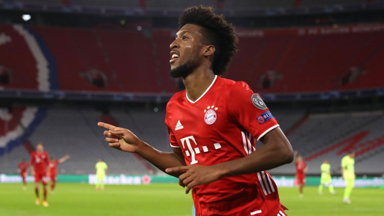 
                <strong>Platz 5: Kingsley Coman (35,7 Kilometer pro Stunde)</strong><br>
                Verein: FC Bayern München - Position: Linksaußen
              