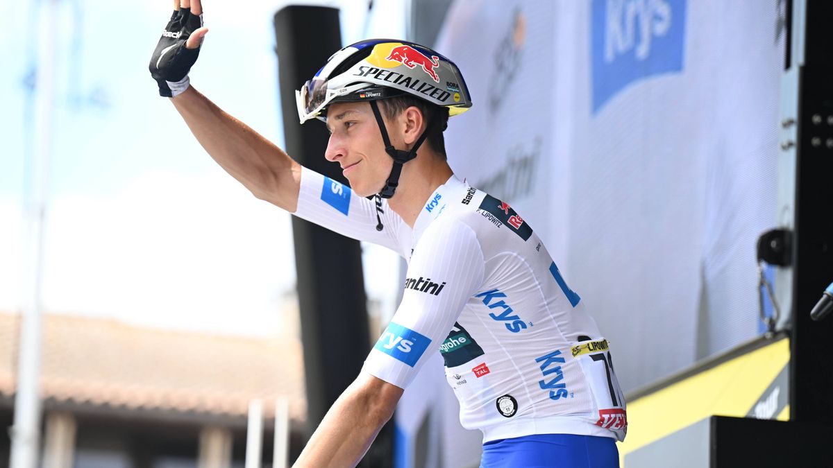 20-07-2025 Tour De France; Tappa 15 Muret - Carcassonne; 2025, Red Bull - Bora Hansgrohe; Lipowitz, Florian; Muret; PUBLICATIONxNOTxINxITAxFRAxNED