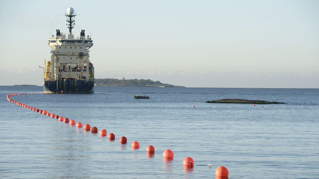 Datenkabel in der Ostsee