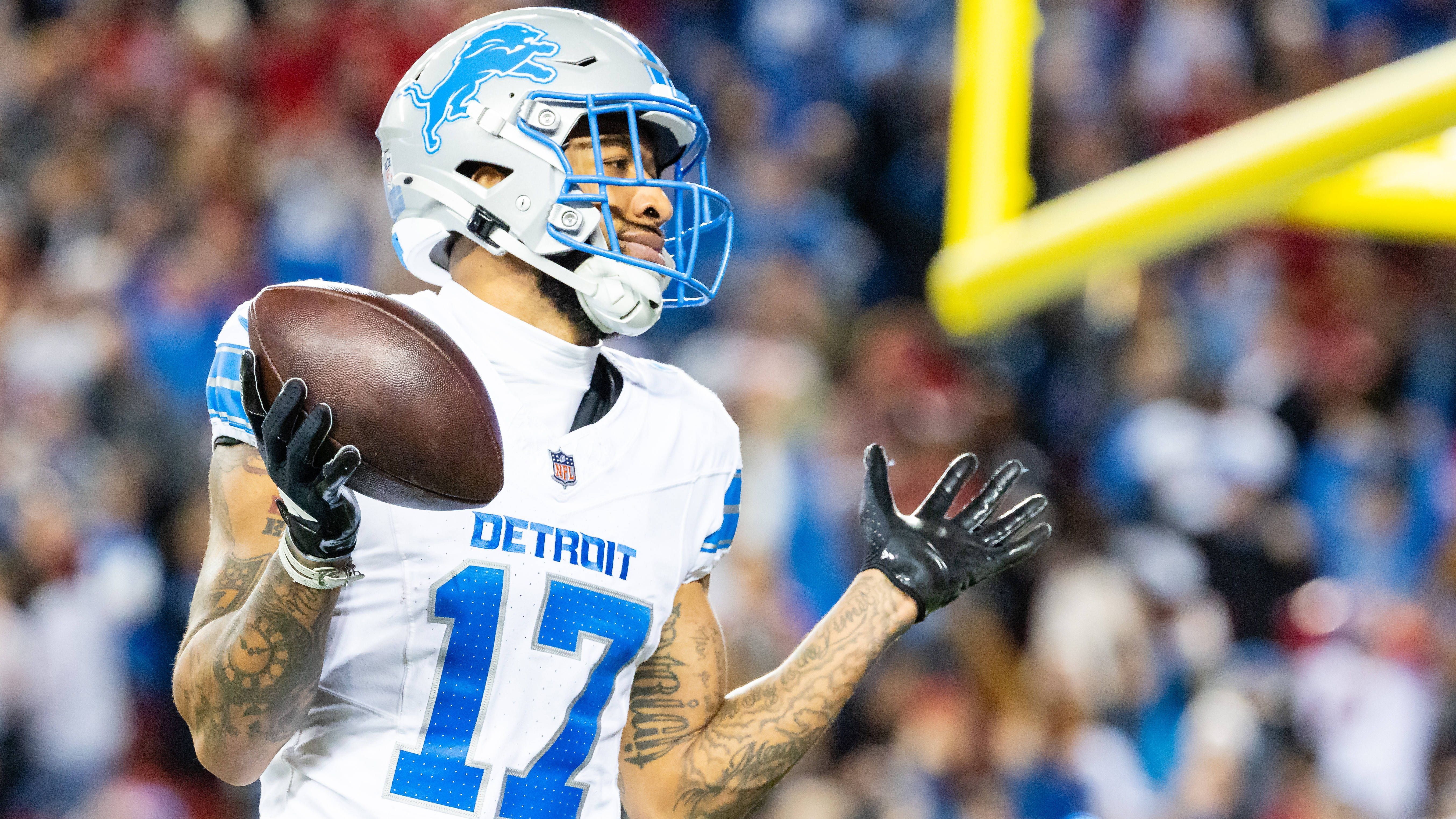<strong>Platz 2 (geteilt): Detroit Lions</strong><br>Gegnerbilanz in 2024: 165-124<br>Prozentualer Anteil der Siege der Gegner: 57,1