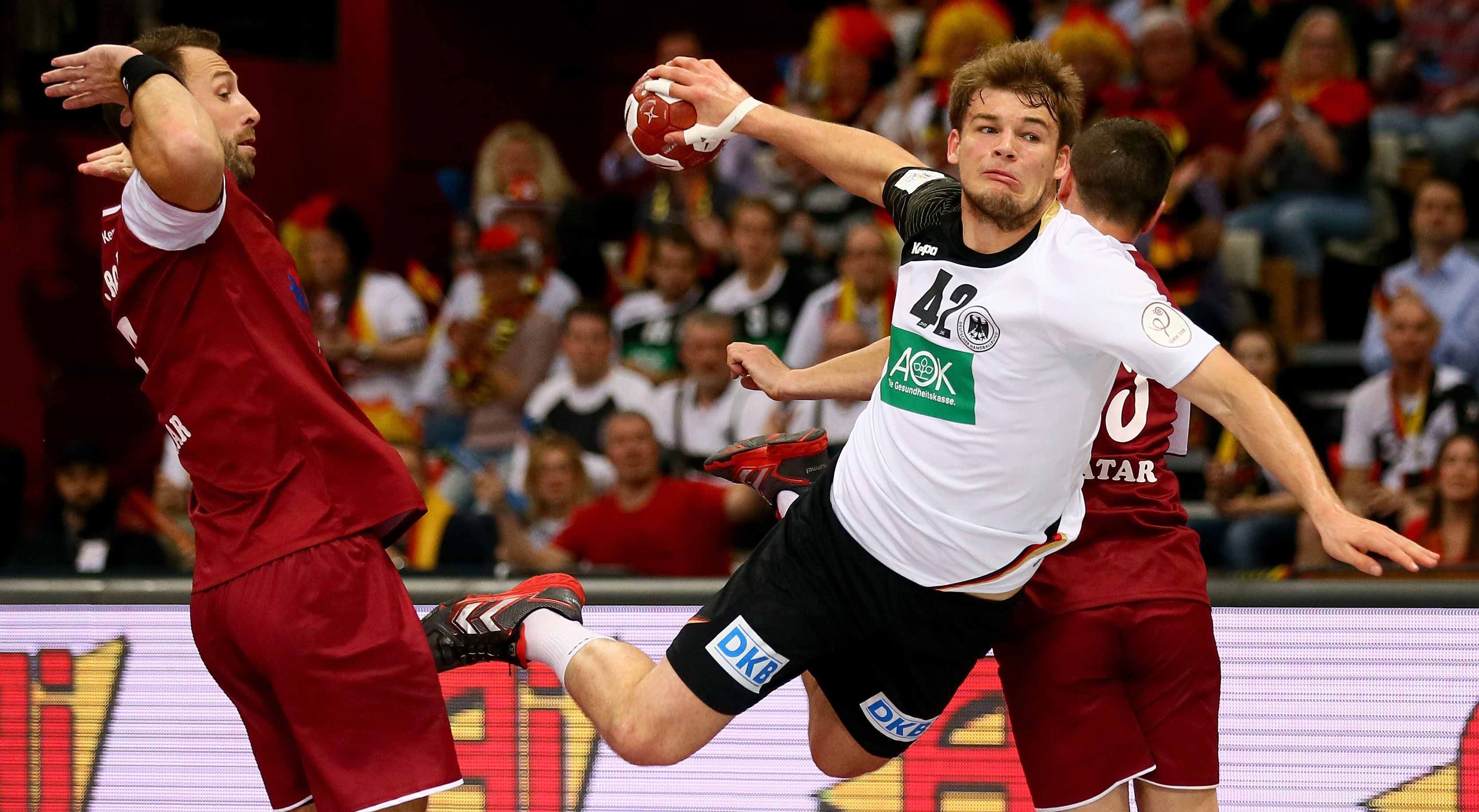 
                <strong>Drux</strong><br>
                Paul Drux: Der 21-Jährige gilt als vielleicht größtes Talent im deutschen Handball. Die EM verpasste der Rückraumspieler verletzungsbedingt. Wenn er gute Leistung bringt, ist er auf jeden Fall ein Kandidat für Olympia. 
              