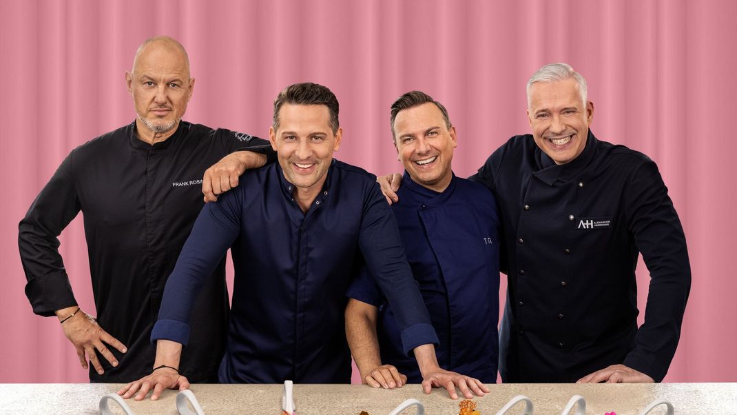 Die Jury von "The sweet Taste": Frank Rosin; Alexander Kumptner; Tim Raue; Alexander Herrmann.