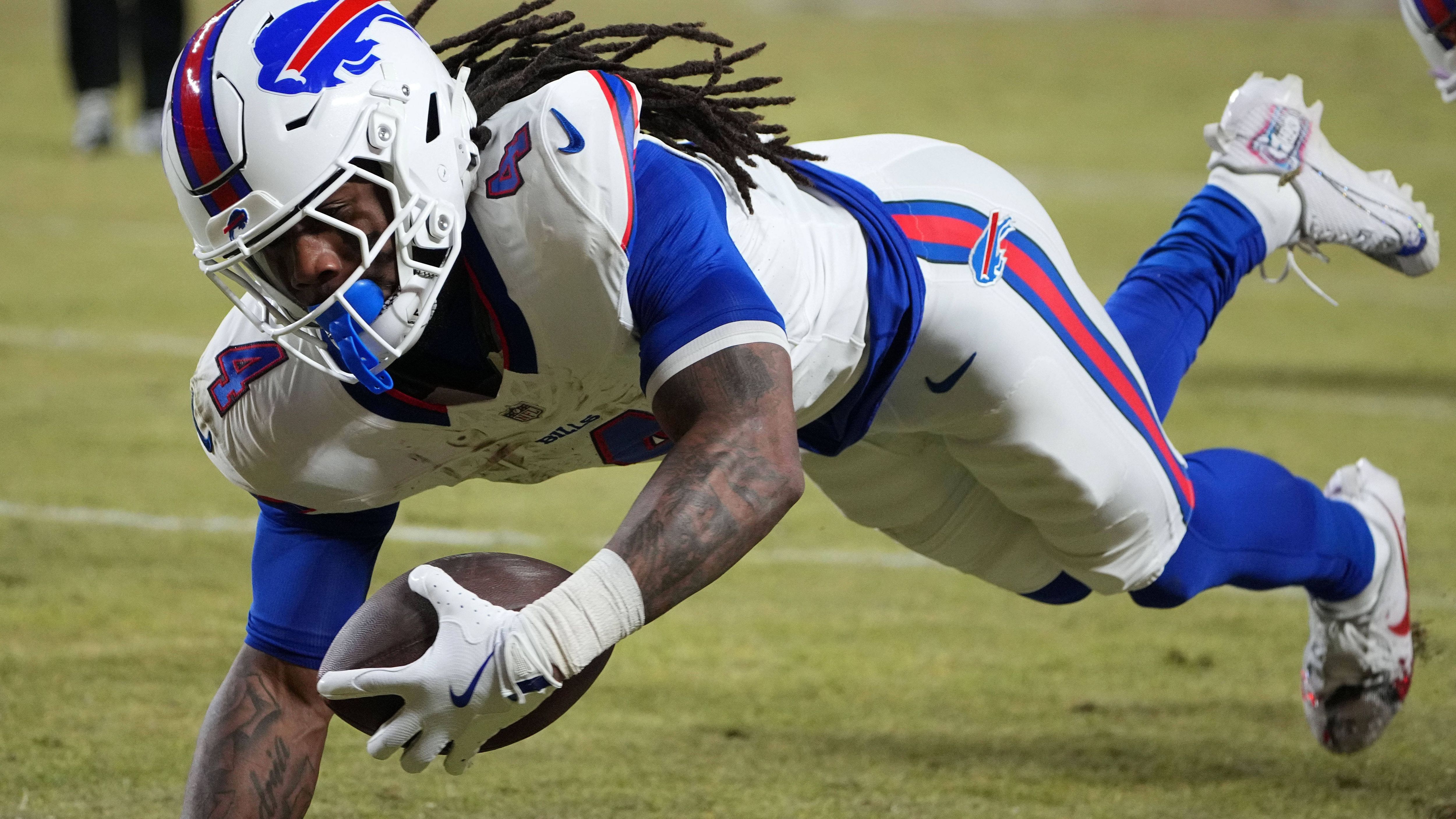 <strong>Platz 89:</strong> <strong>James Cook (Buffalo Bills)</strong><br>Position: Running Back<br>Platzierung letzte Saison: -