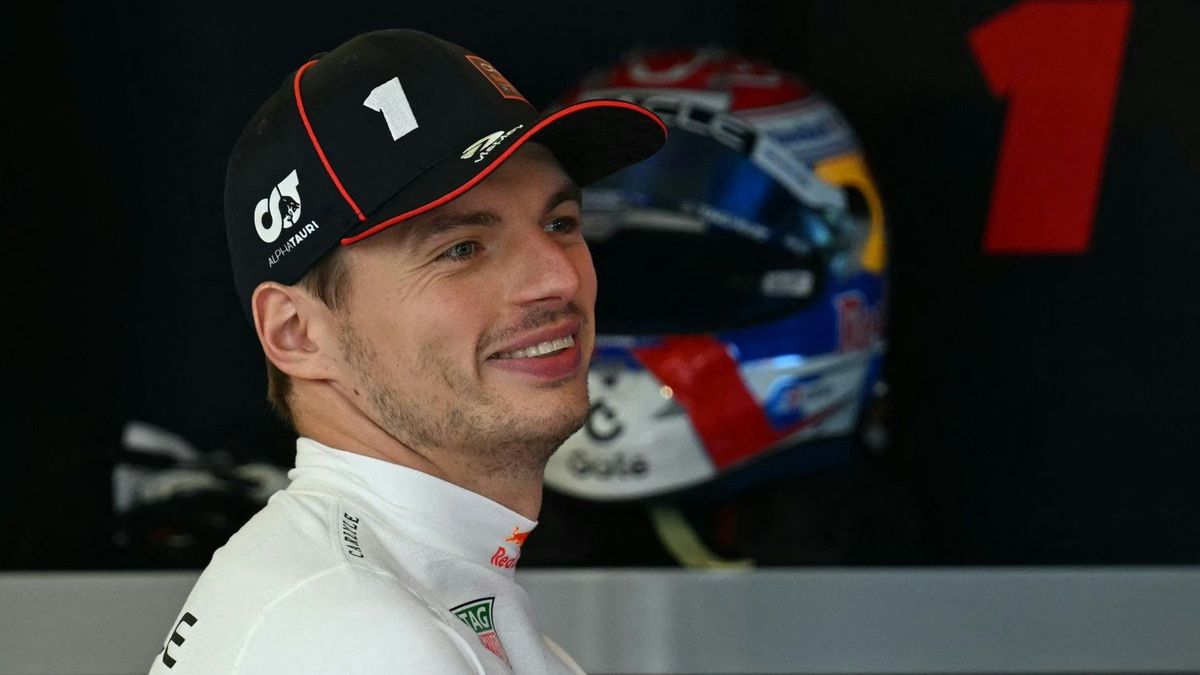 Max Verstappen hat beste Laune