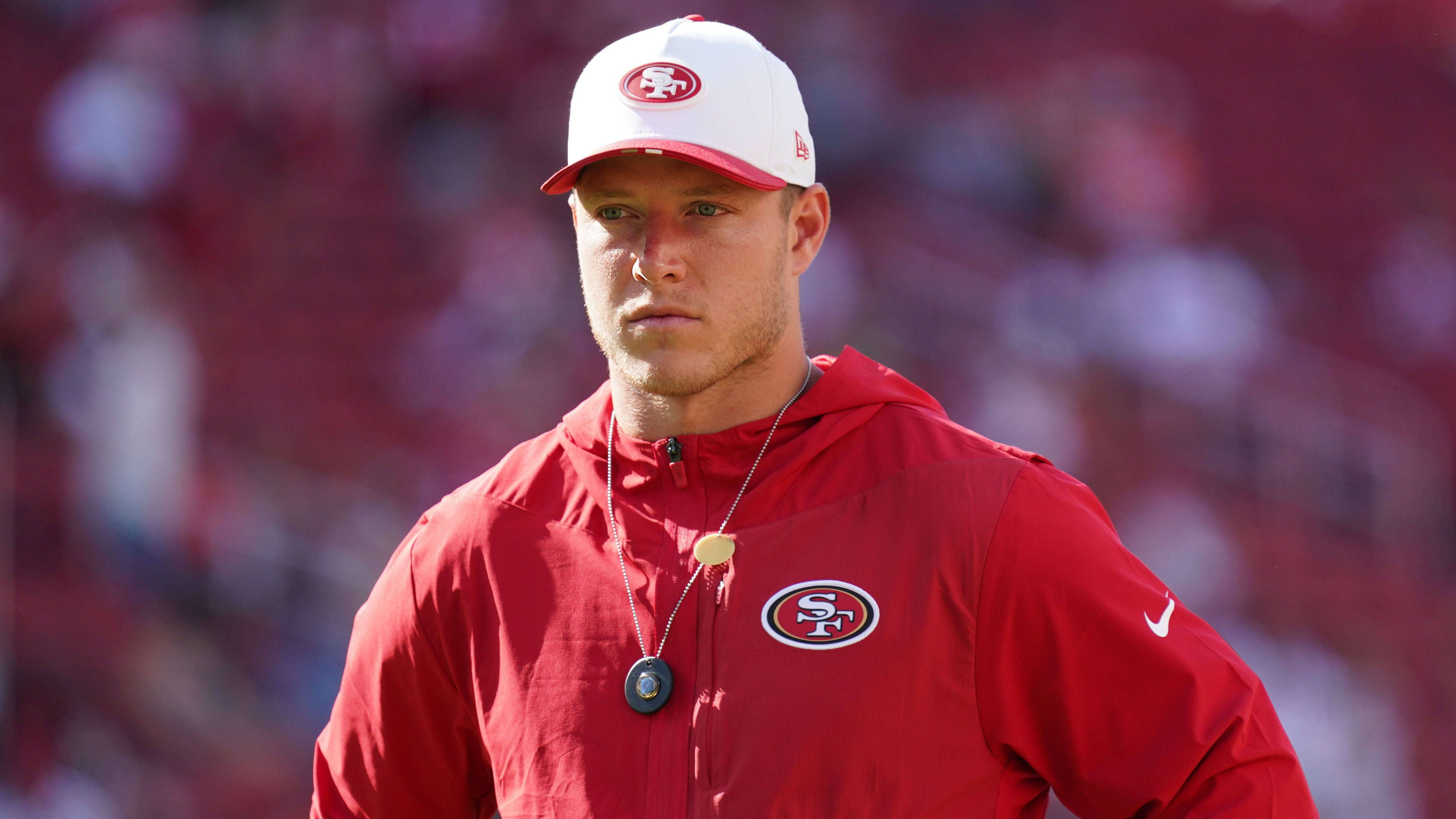 <strong>Christian McCaffrey (San Francisco 49ers)</strong><br>McCaffrey absolvierte Training Camp und Preseason ohne Probleme und stand am Mittwoch nicht im Verletzungsbericht, wurde jedoch am Donnerstag wegen einer Wadenverletzung aufgenommen. Laut den 49ers trainierte er eingeschränkt und absolvierte nur Aufwärm- und Einzelübungen.