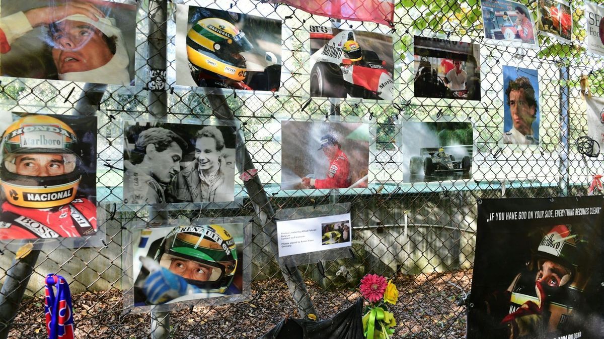 Fans würdigen Senna und Ratzenberger