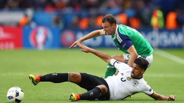 
                <strong>Jonny Evans (NIR)</strong><br>
                Platz 4 - Jonny Evans (Nordirland): Der Nächste, der es von der Insel in diese Rangliste schafft. Auch Jonny Evans entschied 43 Zweikämpfe für sich, hat gegenüber Kucka aber den deutlich besseren Prozentanteil: 72,88 Prozent (43 von 58).
              