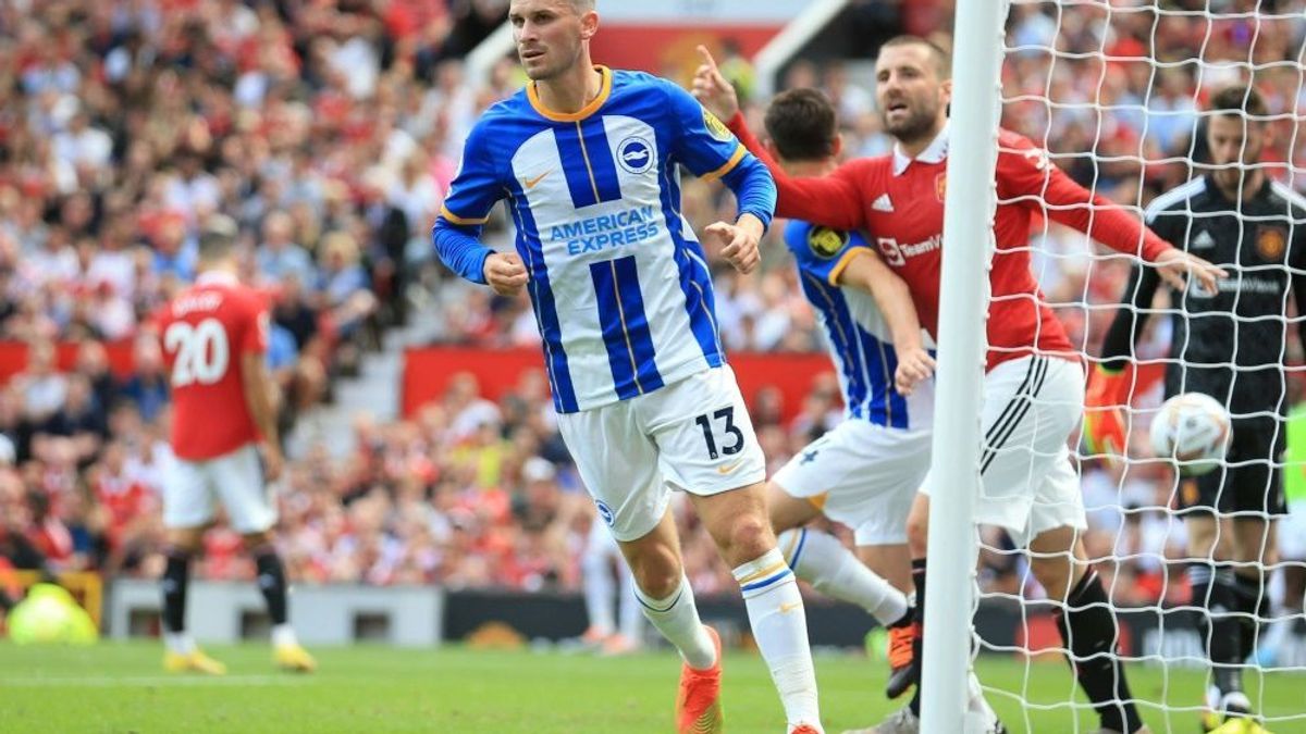 Pascal Groß mit einem Doppelpack im Old Trafford