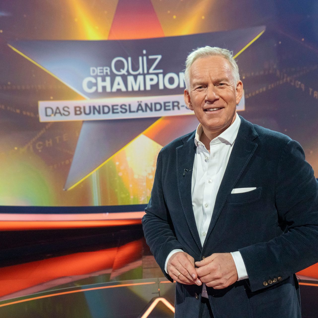 Johannes B. Kerner beim Quiz-Champion Bundesländerspecial.
