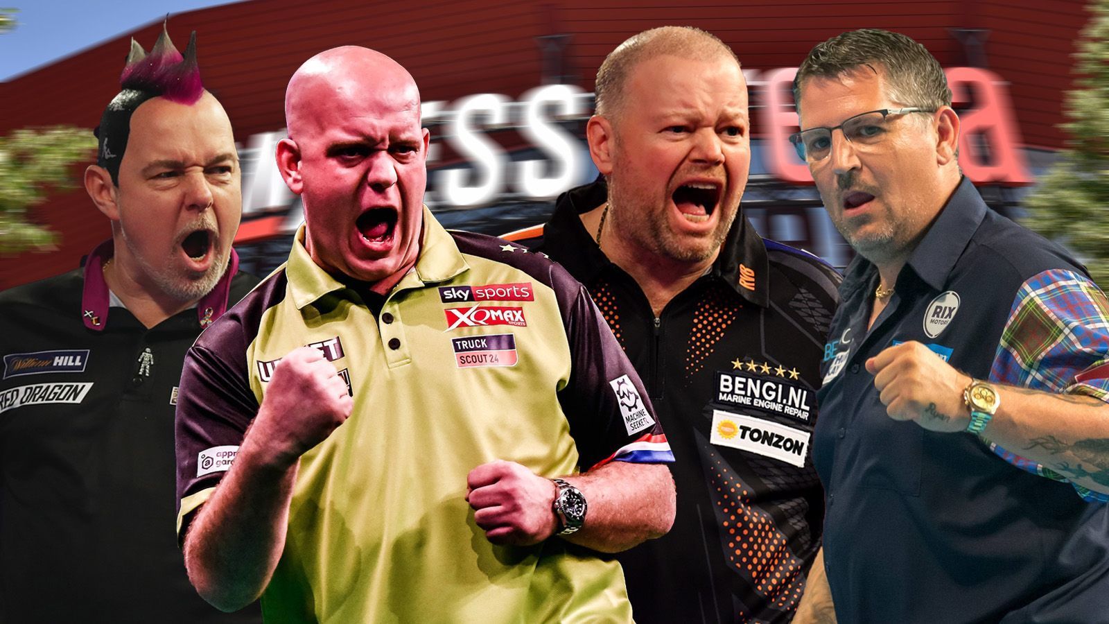 
                <strong>German Darts Open 2019 </strong><br>
                Am 12. und 13. Juli (live auf ProSieben, ProSieben MAXX und ran.de) steigt in der Kölner Lanxess Arena das German Darts Masters 2019. Dabei spielt die Top-Riege internationaler Darts-Profis gegen die besten Deutschen den Masters-Titel aus. ran.de stellt das 16-köpfige Starterfeld vor.
              