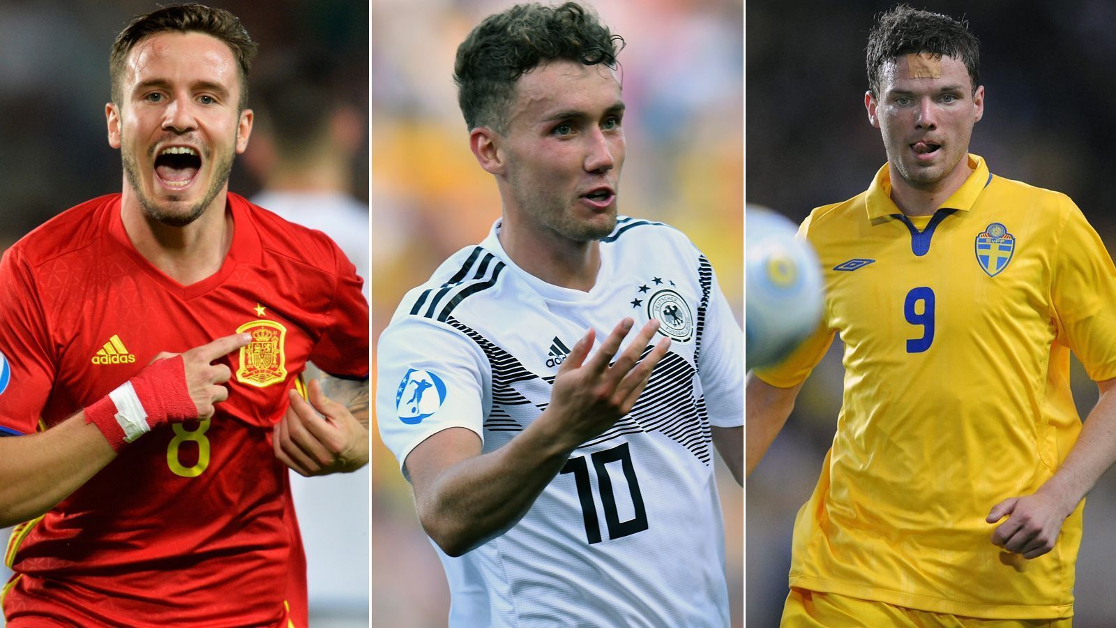 
                <strong>U21-EM: Die Torschützenkönige seit 1996</strong><br>
                Luca Waldschmidt (Mi.) ist nach sieben Treffern schon vor dem Endspiel der U21-EM 2019 gegen Spanien so gut wie Torschützenkönig und damit auf den Spuren von Pierre Littbarski. Sein härtester, noch verbliebener Konkurrent ist Mannschaftskollege Marco Richter mit drei Toren. Ex-Weltmeister Littbarski wurde 1982 zum bislang einzigen deutschen Torschützenkönig bei einer U21-EM-Endrunde. ran.de zeigt die Torschützenkönige bei U21-Europameisterschaften seit 1996. (Quelle: weltfussball.de / Stand: 28. Juni 2019)
              