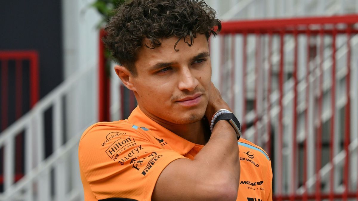 Weit hinten in Baku: Lando Norris