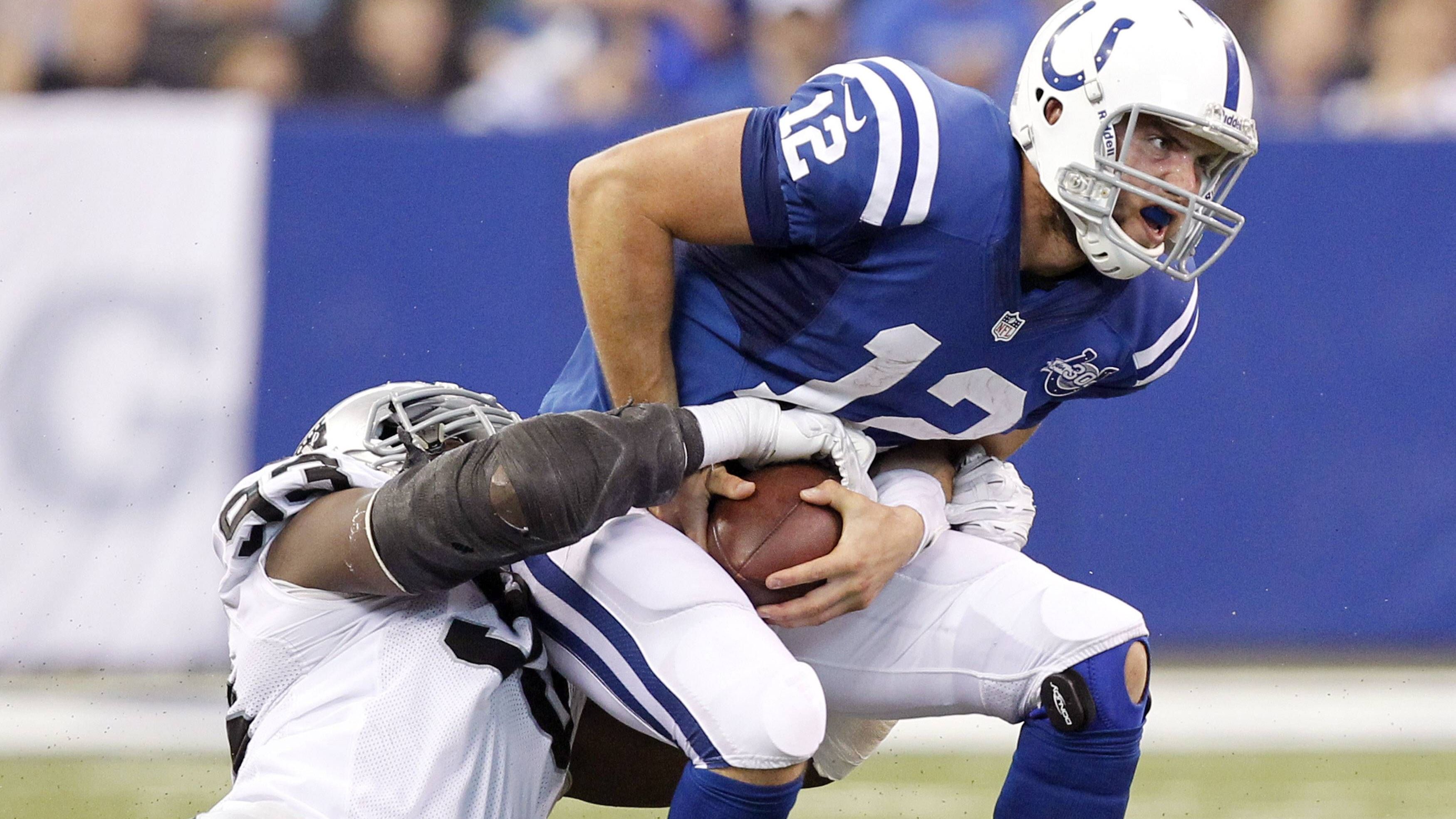 <strong>Platz 1 - Indianapolis Colts</strong><br>Letzter Sieg in Woche 1: 2013 gegen die Oakland Raiders (21:17)